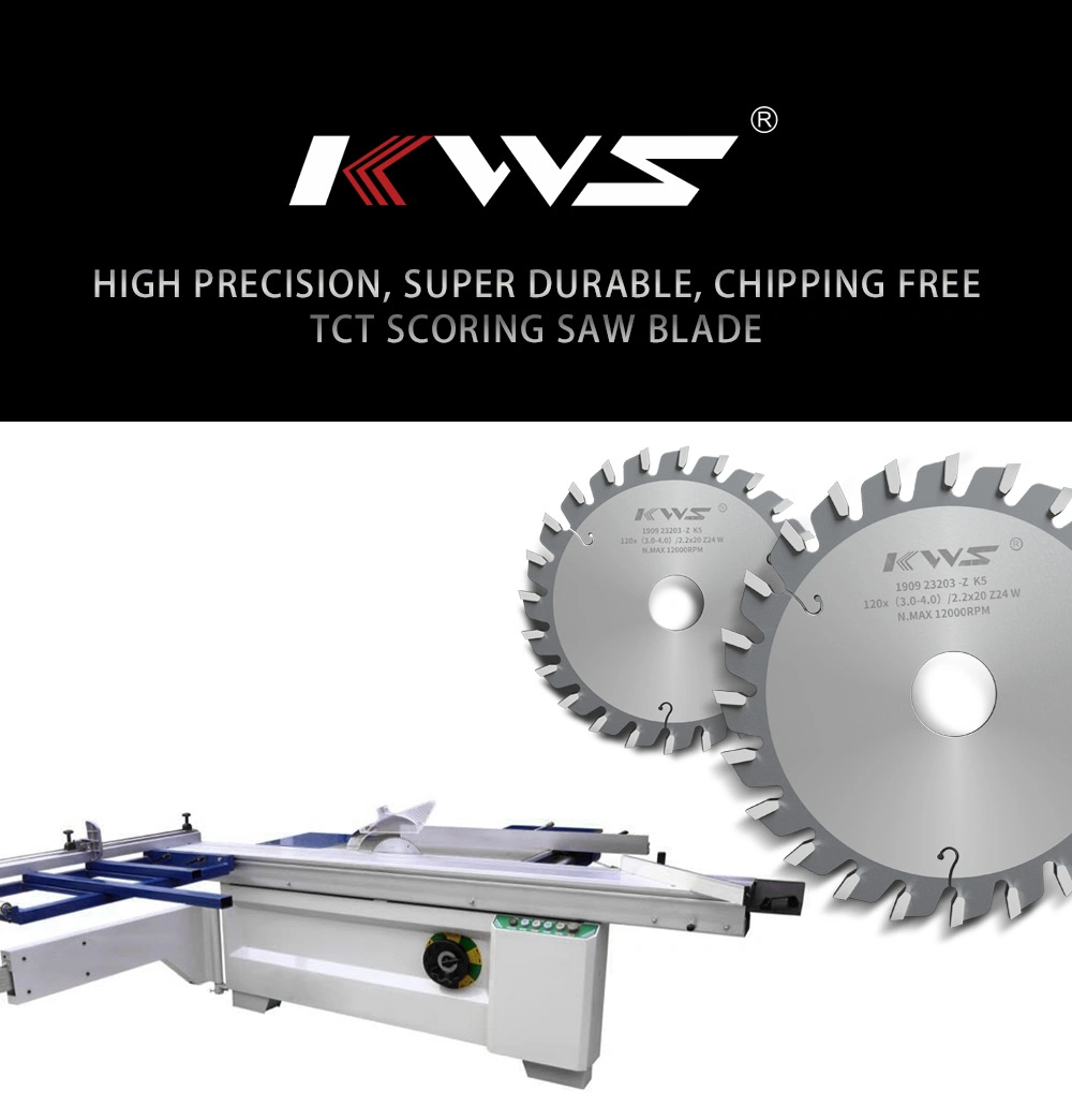 160mm 36t/40t Kws Tct Scoring Circular Saw Blade for Precise Table Saw Panel Sizing Saw Horizontal Panel Saw